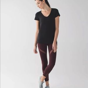 Lululemon High Times Wrap Mesh Leggings